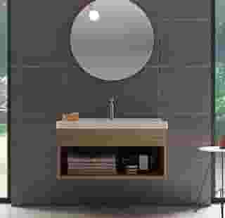 Gabinete com Cuba para Banheiro 100% MDF Berlin Zoff