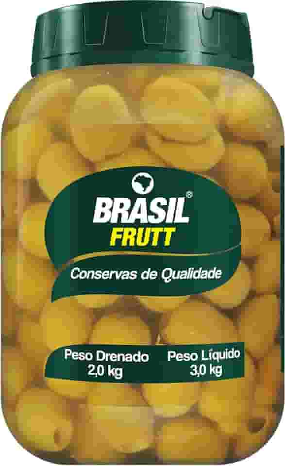 Brasil Frutt Azeitona Verde Gordal Sem Caroço balde 2kgs
