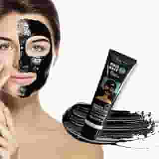 Máscara Removedora de Cravos e Espinhas, Black Mask Flash, Argila Negra, Colágeno e Elastina
