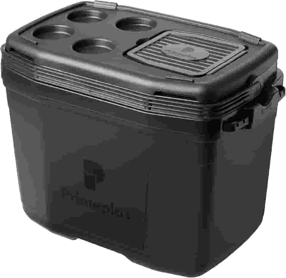 Caixa Térmica Grande 32 Litros Max 360 Primeplas 45 Latas Cor Preto