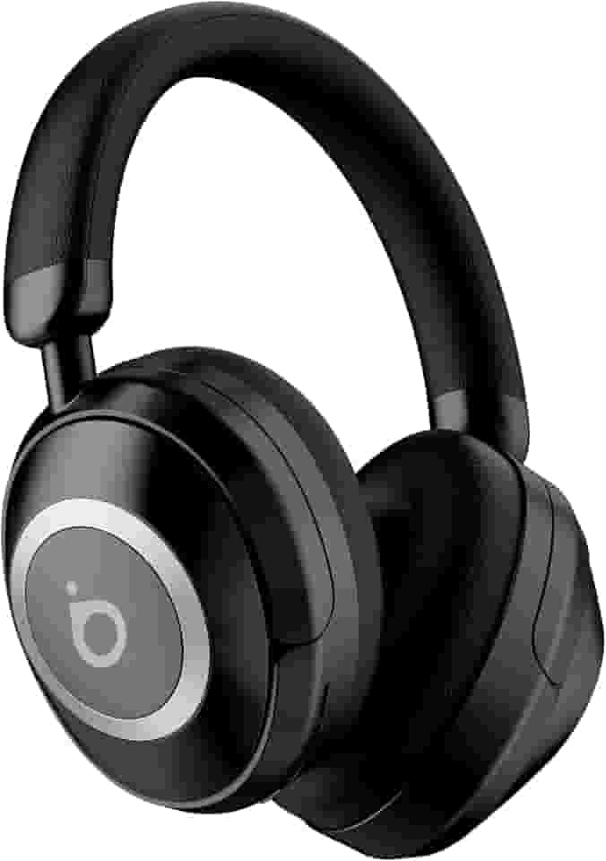 Fone de Ouvido Bluetooth, Basike BT21 Headphone Bluetooth, Redução de Ruído do ANC com Microfone, Certificação Hi-Pure Audio, 30 Horas de Duração da Bateria (Preto)