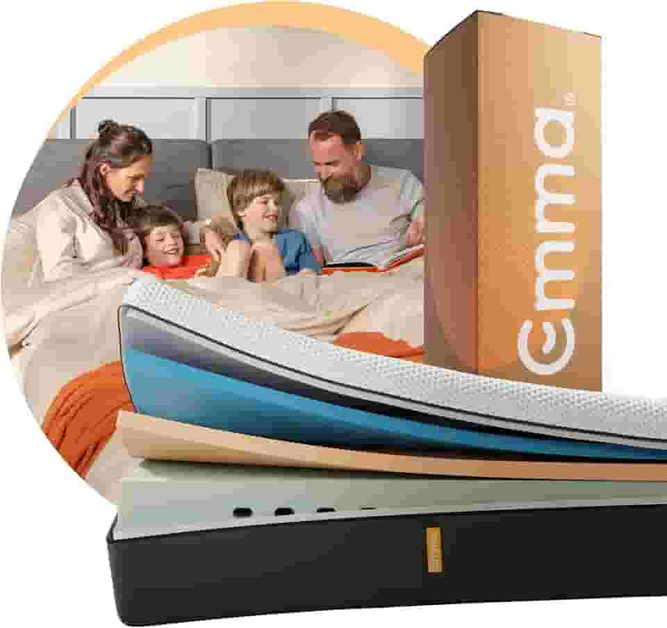 Colchão Queen Emma Original – 10 anos de garantia, qualidade premiada ao redor do mundo – (158x198cm).