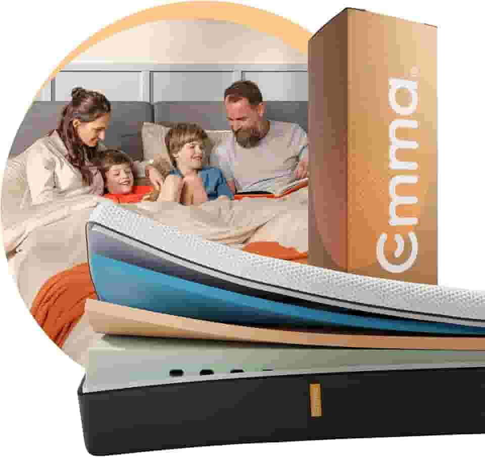 Colchão Queen Emma Original – 10 anos de garantia, qualidade premiada ao redor do mundo – (158x198cm).