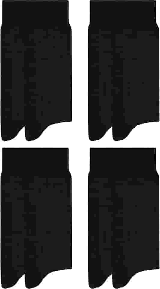 Kit 4 Pares de Meias Sociais Mash Cano Alto Algodão Canelada Masculina Adulta