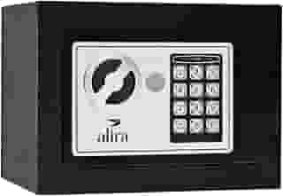 Cofre Digital Eletrônico, 23x17x17cm, Senha e 2 Chaves, Alira Home MR-BX-002