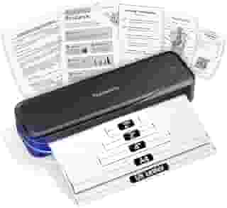 Phomemo Impressora portátil, M833, atualizada, portátil, sem tinta, sem fio, para viagens, impressora de etiquetas Bluetooth, compatível com 21 x 28 cm, carta dos EUA e papel térmico A4, adequada para