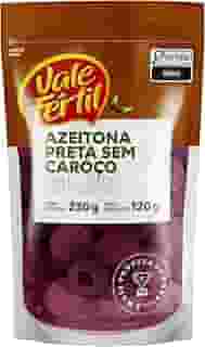 Vale Fértil Azeitona Preta Em Conserva Sem Caroço Sachê 120G