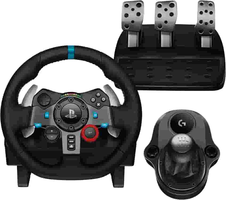 Combo Volante, Pedais e Cambio Logitech G29 SE Driving Force para PS5, PS4, PS3 e PC
