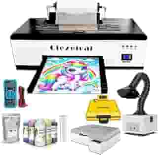 Impressora A3 DTF XP600 com impressão de alta resolução, circulação automática de tinta branca, agitação temporizada, processo de impressão eficiente para roupas