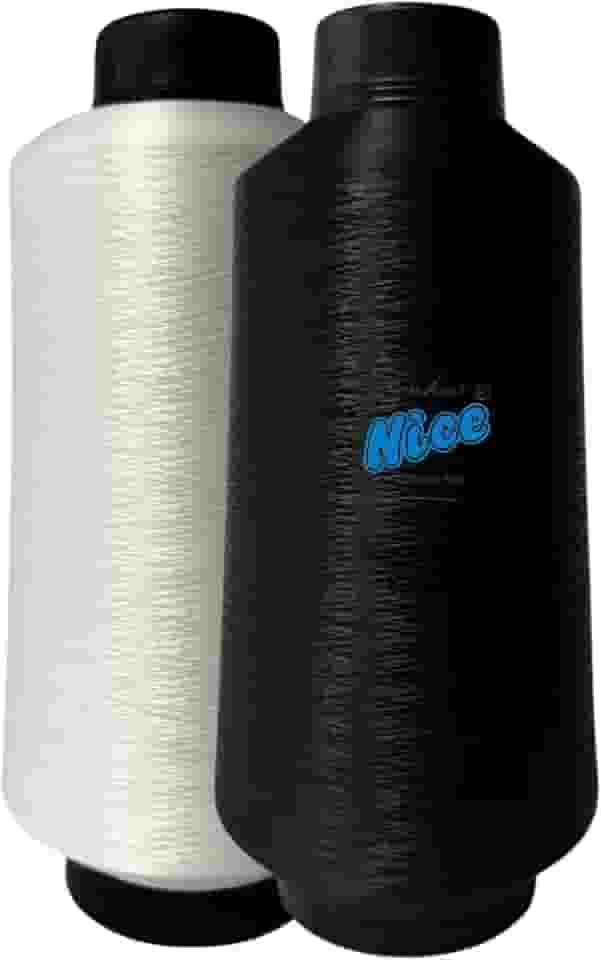 Kit 2 Fio Overloque 300g - Colorido - Costura Em Overloque (1 BRANCO 1 PRETO)