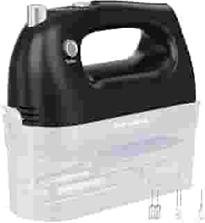 Lord Eagle Batedeira manual elétrica de 400 W, batedeira portátil de 5 velocidades, 5 acessórios de aço inoxidável para assar bolo, creme de ovos, batedor de alimentos, Turbo Boost/Velocidade de
