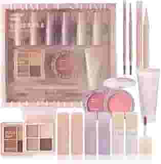 LAMUSELAND Kit de maquiagem completo completo de 11 peças, um conjunto de presente essencial para iniciantes ou profissionais (M2001A)