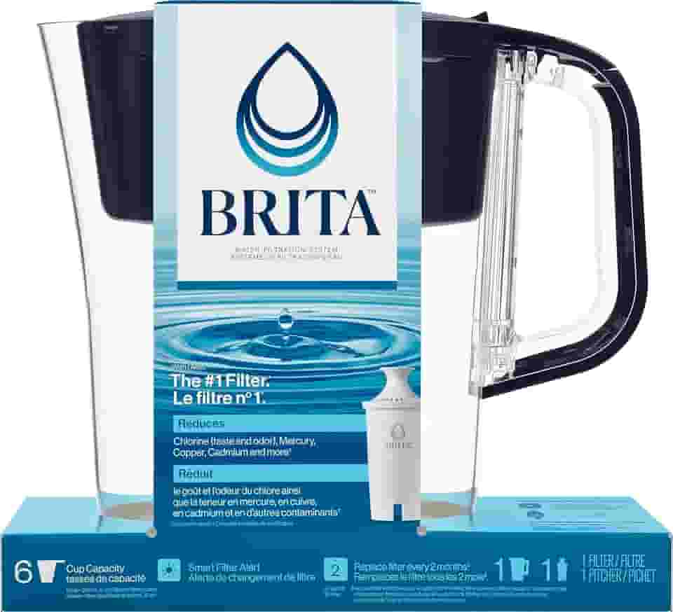 Brita Sistema de filtragem de água Soho Black Pitcher