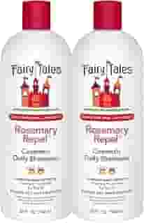 Fairy Tales Shampoo infantil Rosemary Repel Daily – Kids Like the Smell, Lice Do Not, 946 ml (pacote com 2)