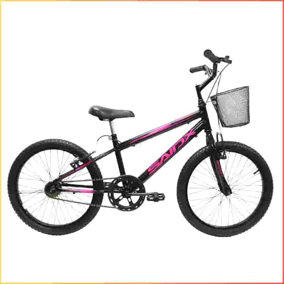Bicicleta Aro 20 Infantil Saidx Premium Bike Freios V Brake Aro em Alumínio Feminina e Masculina