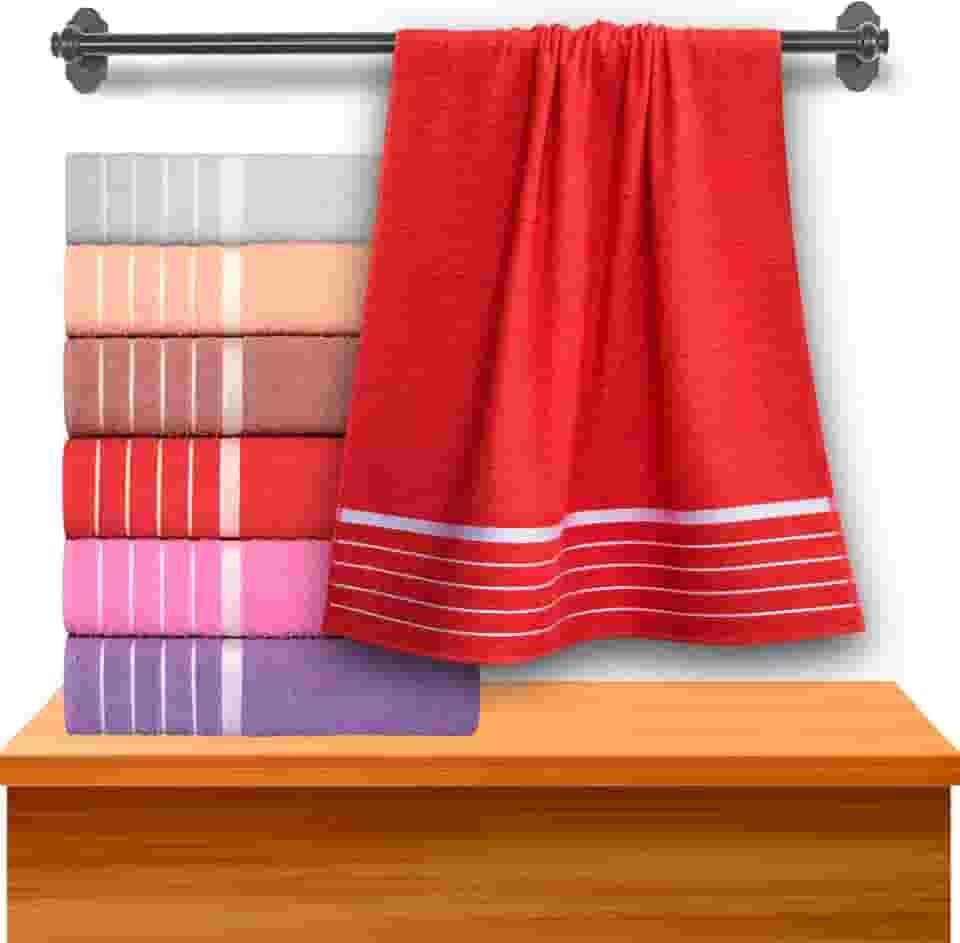 Kit 6 Toalhas De Banho - Gigante - Banhão 80 X 150 - Soft Max (Feminina)