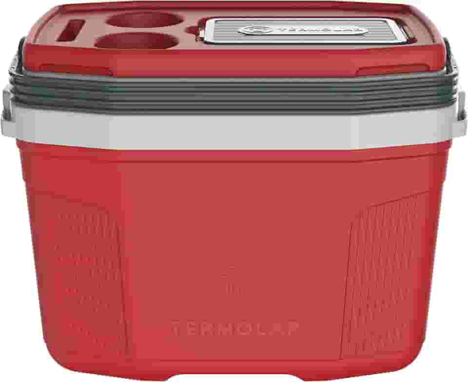 Caixa Térmica Cooler Termolar Suv Vermelha 20l Praia Pesca