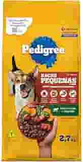 PEDIGREE Ração Carne e Vegetais Cães Adultos Raças Pequenas e Minis 2,7 kg