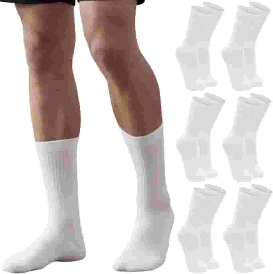 Kit 6 Pares Meia Trifil Esportiva Cano Longo Atolhada Calcanhar Verdadeiro Adulto