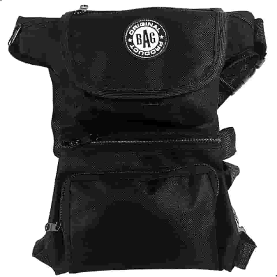 Pochete Esportiva Bag De Perna Pochete Motoboy Trilha Pescaria Camping Lazer Em Unissex