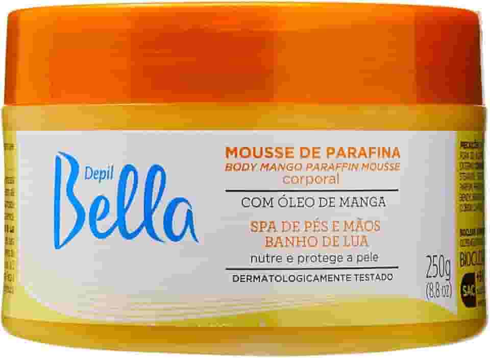 Mousse de parafina Óleo Manga, Depil Bella, 250 G