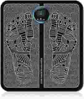 Massageador de pé EMS para remodelar as pernas, massageador elétrico EMS para pés, estimulador muscular, recarregável por USB, pulsos, de baixa frequência, massagem e circulação dos pés, máquina corporal