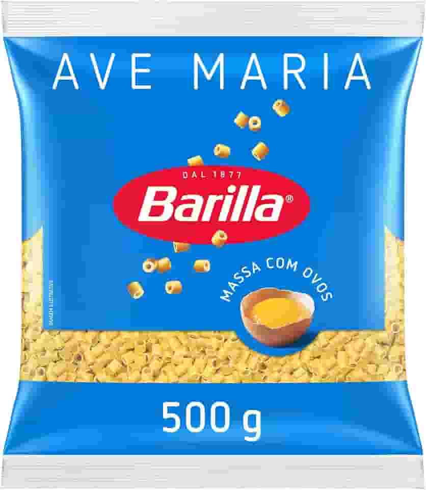 Barilla Macarrão Ave Maria Com Ovos 500G Para Sopas