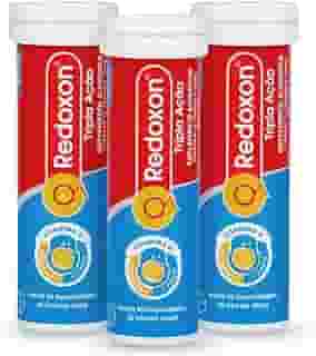Redoxon Vitamina C, D, e Zinco 30 Comprimidos Efervescentes, Tripla Ação