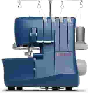 Máquina Overlock SINGER S0235 127 Volts | Estrutura em metal, Bainha Enrolada, Ponto Cadeia e de 2 Fios | Iluminação LED, Braço Livre, Largura e Comprimento Ajustáveis