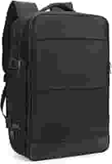 Mochila feminina de viagem grande, impermeável, aprovada como bagagem de mão, para trilha e esportes ao ar livre, C1 - Preto, Large