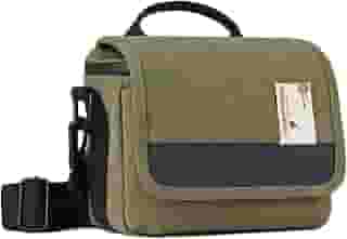 Besnfoto Bolsa tiracolo pequena para câmera, bolsa de ombro à prova d'água, de lona fofa, compacta, bolsa mensageiro para câmera DSLR sem espelho, SLR mulheres e homens