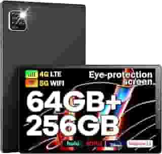 Tablet para jogos de 10,3 polegadas, tablet Android 11, IPS FHD 1920 x 1200, câmera dupla de 5 + 13 MP, processador Unisoc T610 Octa-core, capacidade de bateria de 7500 mAh, 4G LTE + WiFi de banda