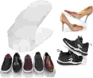 Kit 20 Organizadores de Sapato Transparente com Regulagem Altura
