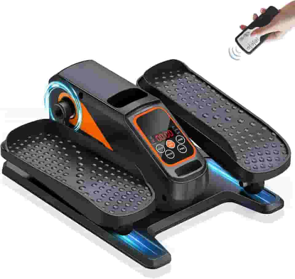 Elíptico Elétrico Para Sentar, Idosos E Adultos, Com Pedal Silencioso Portátil, Controle Remoto, 15 Velocidades Ajustáveis, 5 Modos Automáticos