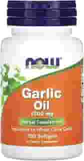 Óleo de Alho, Now Foods, 1,500 mg, 100 Softgels, Importado