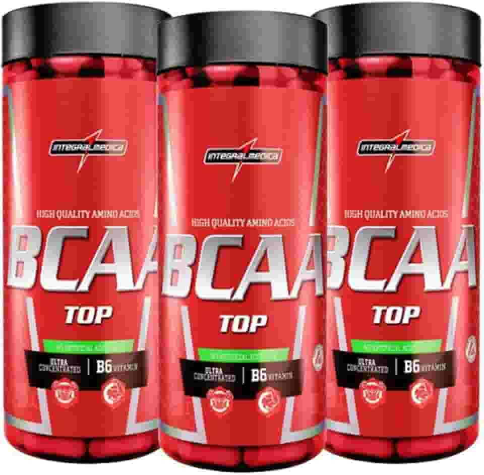 Combo 3 - Amino BCAA TOP 4:1:1-120 cápsulas - Integralmédica