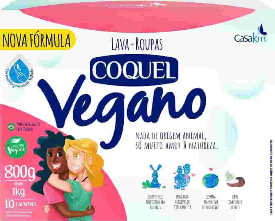 Casa Km Lava Roupas Em Pó Coquel Vegano 800Gr Casa Km