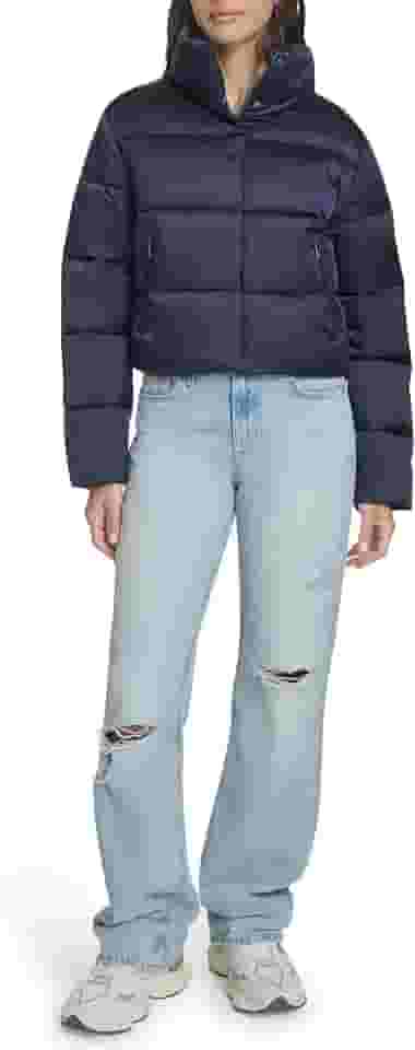 Jaqueta Champion Women's Cropped Puffer Jacket Championfeminino