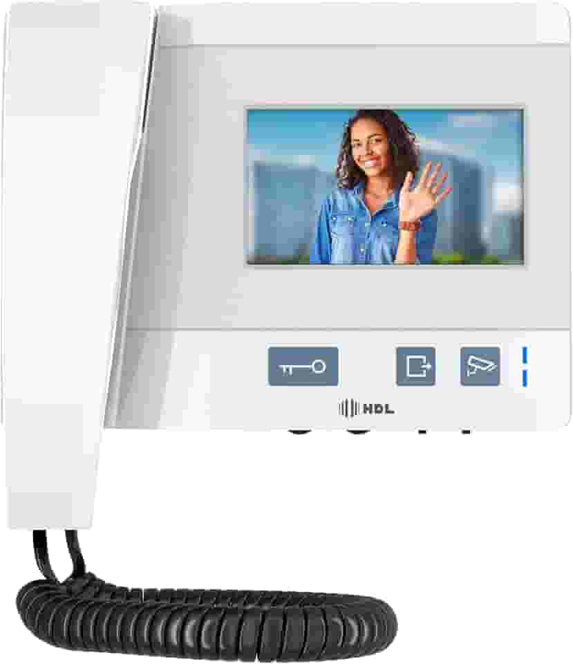 UNID INT PORTEIRO ELETRONICO C/VIDEO HDL VIDEO CLASS - 4.3" BRANCO - 90.02.13.004