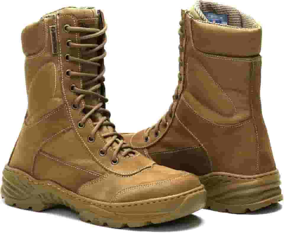 Coturno Militar selva Exercito 2024 Em Couro Nobuck