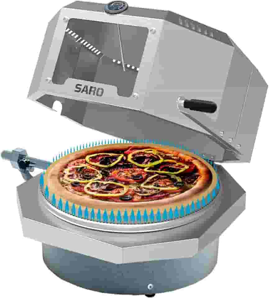 FC40 Assador de Pizza Compacto Italiano à gás GLP 40cm