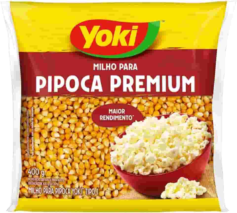 Milho para Pipoca Tipo 1 Yoki Premium Pacote 400g