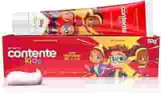 Gel Dental Kids Sabor Morango - Combate Cáries e Placas - Frescor Prolongado - Vegano - 50g