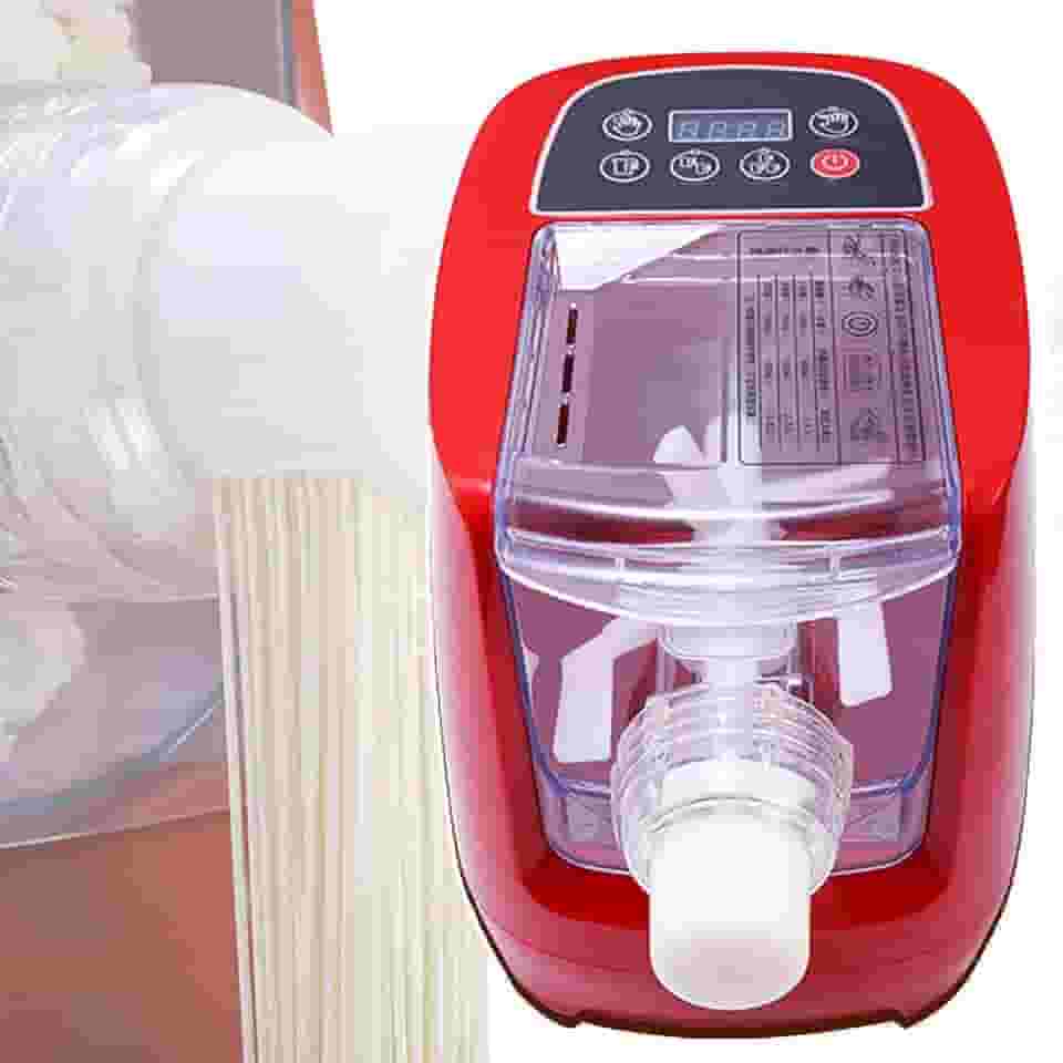 LWCHAUNG MáQuina De Fazer MacarrãO EléTrico-13 Moldes,MáQuina AutomáTica De Prensa De MacarrãO, MáQuina De Amassar E Fazer MacarrãO 2 Em 1