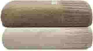 Jogo Toalha De Banho Gigante Ele/Ela Velour 500g/m², 100% Algodão, 02 Peças 85cm x 150cm, Toque Super Macio, Aconchegante, Melhor Absorção, Moderno E Sofisticado (Marrom/Bege)