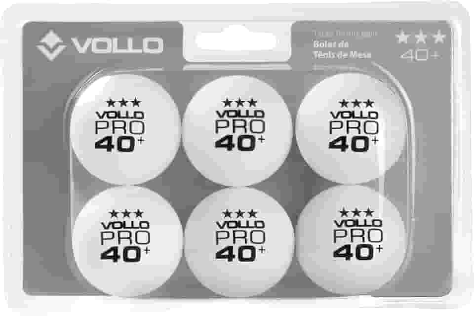 Vollo Kit 6 Bolas de Tênis de Mesa