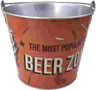 Balde de cerveja Beer Zone em metal 5 litros