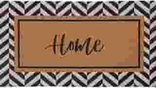 Capacho para Entrada Vinil Home Moldura 40cmx75cm Kapazi