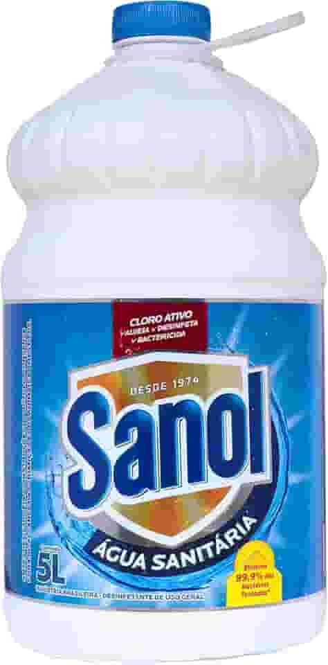 Água Sanitária, Sanol, 5 Litros, Branca