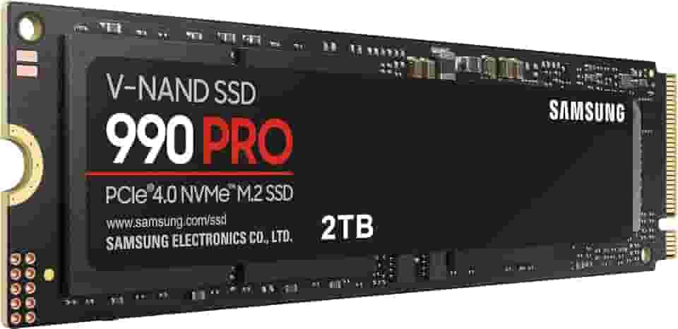 SSD Samsung 990 PRO 2TB NVMe M.2 2280 (Leitura até 7450MB/s e Gravação até 6900MB/s)